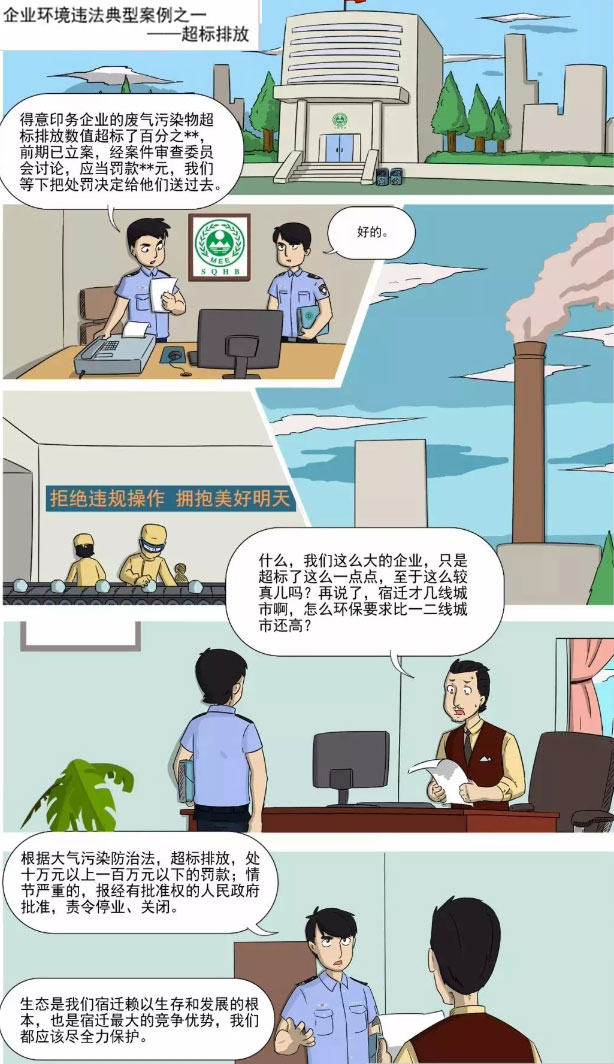 9797彩票环保课：企业环境违法典型案例之超标排放